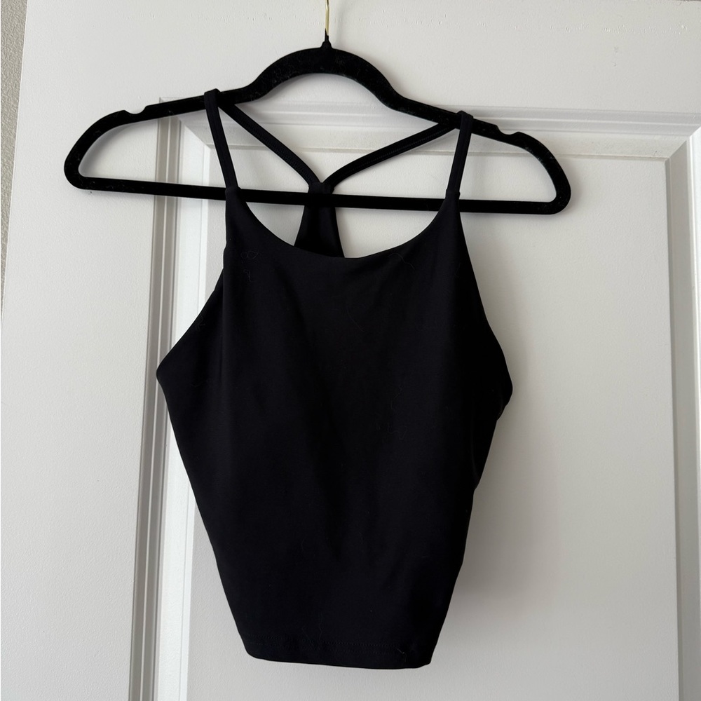 Donated: Black Strappy Tank Top - donating 5/7